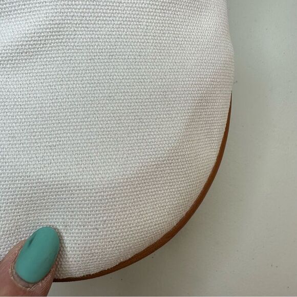 WHITIN White Wide Canvas Barefoot Sneakers | Zero Drop Sole | Minimalist Sz 10 W - Picture 13 of 16